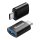 Baseus Konverter Adapter Steckeradapter USB 3.2 auf USB Typ C schwarz