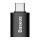 Baseus Konverter Adapter Steckeradapter USB 3.2 auf USB Typ C schwarz