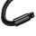 Baseus Smartphonekabel USB-Ladekabel kompatibel mit iPhone 2,4 A 1 m schwarz