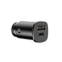 Baseus Square PPS Smart Mini Auto Ladegerät Autoadapter USB Quick Charge 4.0 QC 4.0 und USB-C PD 3.0 SCP schwarz (CCALL-AS01)