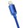 Baseus Crystal Shine Series Kabel USB-Kabel für schnelles Aufladen und Datenübertragung USB Typ C - Lightning 20W 2m blau (CAJY000303)