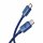 Baseus Crystal Shine Series Kabel USB-Kabel für schnelles Aufladen und Datenübertragung USB Typ C - USB Typ C 100W 2m blau (CAJY000703)