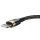 Baseus Cafule Cable durabel Kabel mit Nylon geflochtenes Ladekabel USB / Lightning QC3.0 1.5A 2M schwarz-golden (CALKLF-CV1)