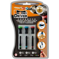 Magnet Driver® Magnetisches befestigen Schrauben B33 PZ, einem Blister enthält 3 Bits PZ und 3 Magnet Driver befestigen Schrauben