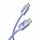 Baseus Crystal Shine Series Kabel USB-Kabel für schnelles Aufladen und Datenübertragung USB Typ C - USB Typ C 100W 2m lila (CAJY000705)