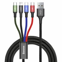 Baseus Kabel USB Kabel 4in1 Lightning / USB Typ C / 2x...