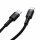 Baseus Cafule Cable durabel Kabel mit Nylon geflochtenes Ladekabel USB Type C PD / Lightning 18W QC3.0 1M schwarz-grau (CATLKLF-G1)