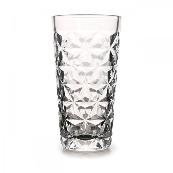 Pasabahce 4-teiliger Trinkgläser-Set Longdrinkgläser Softtrinkglas 285 ml Transparent Kristall-Look