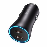 Autoladegerät 2x USB-C 40W grau