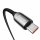 Baseus USB Typ C - USB Typ C Kabel 100 W (20 V / 5 A) 1 m Power Delivery mit Display Powermeter schwarz (CATSK-B01)