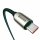 Baseus USB Typ C - USB Typ C Kabel 100 W (20 V / 5 A) 1 m Power Delivery mit Display Powermeter grün(CATSK-B06)