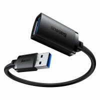 USB 3.0-Verlängerungskabel 1 m Baseus AirJoy-Serie – schwarz