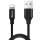 Baseus Yiven Kabel geflochtenes Gewebe USB / Lightning 1.2M schwarz (CALYW-01)