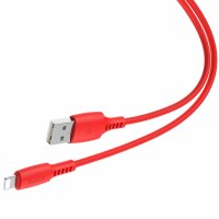 Baseus Buntes Kabel USB / Lightning 2.4A 1.2m rot (CALDC-09)