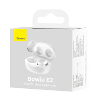Baseus Bowie E2 Funkkopfhörer TWS Bluetooth 5.2 wasserdicht IP55 weiß (NGTW090002)
