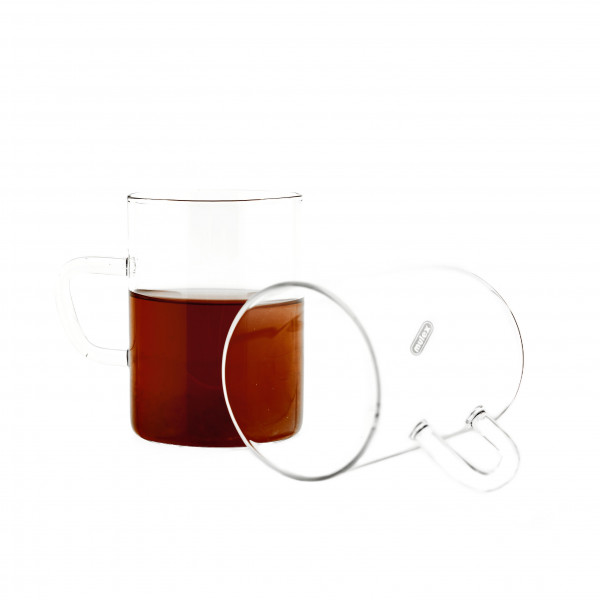 Mulex 6 Teiliger Glas-Set mit Henkel für Tee, Kaffee, Säfte oder Wasser Allzweckgläser 260 ml
