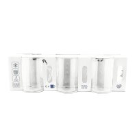 Mulex 6 Teiliger Glas-Set mit Henkel für Tee, Kaffee, Säfte oder Wasser Allzweckgläser 260 ml