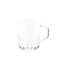 Almina Sefa Gläser-Set Sechsteilig Transparent 230 ml für Tee, Kaffee, Saft