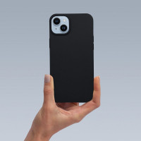 Silikon Hülle Basic Matt kompatibel mit Xiaomi 14 Case TPU Soft Handy Cover Schutz in Schwarz