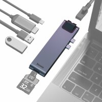 Baseus Multifunctional HUB 7in1 USB C Thunderbolt...