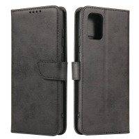 Premium Magnet Case Buch Tasche Schutzhülle aufklappbare Hülle Standfunktion Zubehör kompatibel mit HONOR 90 Schwarz
