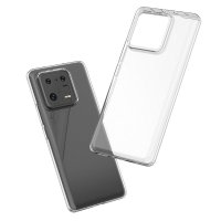 Silikon Hülle Basic kompatibel mit Xiaomi 13T Case TPU Soft Handy Cover Schutz Transparent