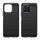 Carbon Case Hülle kompatibel mit T-Mobile Revvl 6 Pro 5G flexible Silikon Carbon Hülle schwarz