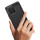 Carbon Case Hülle kompatibel mit Xperia 10 V flexible Silikon Carbon Hülle schwarz