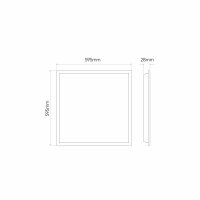 LED line LITE Panel Backlit 40W 4000K 4000lm 595x595