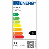 LED line LITE LED Tube T8 22W 6500K 2265lm 220-240V 150cm