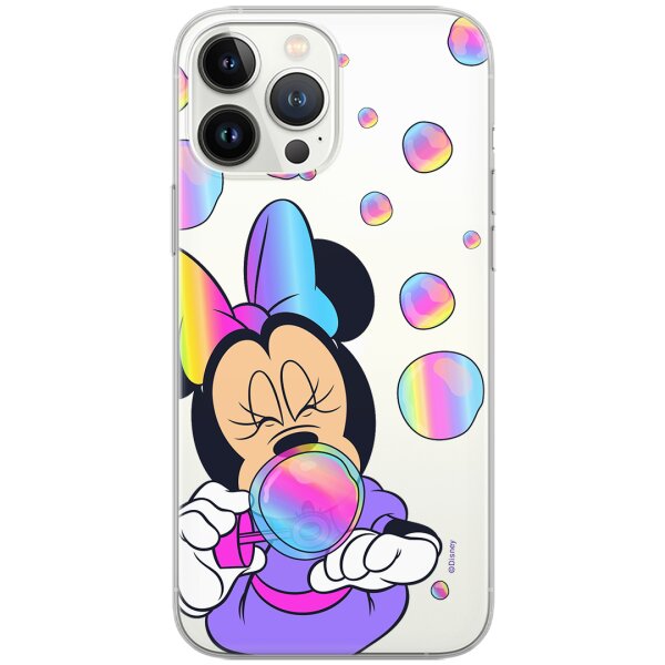 Handyhülle Minnie-052 Disney Partial Print Transparent