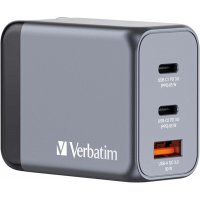 Verbatim GaN Charger 65 W, 3 Ports USB-C Ladegerät,...