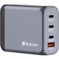 Verbatim GaN Charger 100 W, 4 Ports USB-C Ladegerät,...