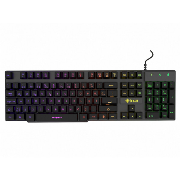 Gaming Deluxe IKG-446: Inca Tastatur – Dreifarbige LED-Hintergrundbeleuchtung inklusive