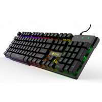 Gaming Deluxe IKG-446: Inca Tastatur – Dreifarbige LED-Hintergrundbeleuchtung inklusive