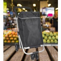 48 L Einkaufswagen + 12 L Kühltasche Einkauf Trolley Trolley Tasche Aluminium Stabil Groß