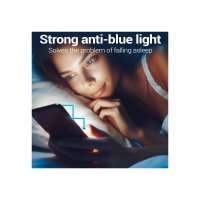Gehärtetes Glass 9H mit Blaulicht-Filter Anti-Blau Vollkleber kompatibel mit Xiaomi Redmi 10C / 12C