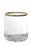 Pasabahce Nova 420154 4er-Set Glas mit Goldrand...