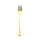 Sunay 6 Teiliger Kuchengabel-Set in Gold aus 18/10-Edelstahl mit Muster