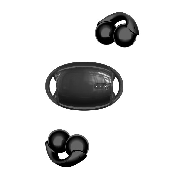 Devia Kabellose Kopfhörer mit Bluetooth Technologie 5.3 Over-Ear-Kopfhörer mit Ladebox