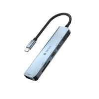 Devia Adapter HUB 5in1 USB-C 3.1 auf 3x USB 3.0 + SD/TF +...