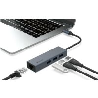 DEVIA USB TYP-C – USB 3.1 + RJ45 + 3XUSB 3.0...