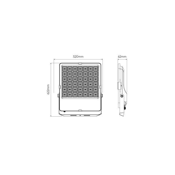 LED Line Prime Scheinwerfer 600W 4000K 84000LM 90 °