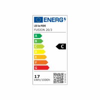 LED Line Prime Fusion Lineare Lampe 20W 4000K 2600 lm PC -Abdeckung 120 ° Weiß