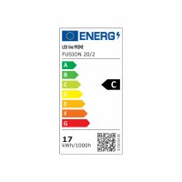 LED Line Prime Fusion Lineare Lampe 20W 4000K 2600 lm LR40 ° Schwarz