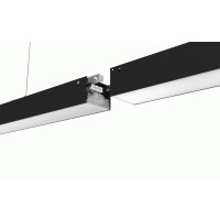 LED Line Prime Fusion Lineare Lampe 60W 4000K 7800LM 0-10V PC-Abdeckung 120 ° Schwarz