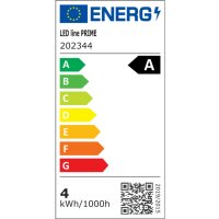 LED Line Prime LED BIRNE E27 4W 4000K 840LM 220-240V Filament A60 Globus