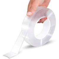 Doppelseitiges 2cm breites wasserdichtes Nano Tape 5m Transparent