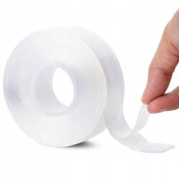 Doppelseitiges 2cm breites wasserdichtes Nano Tape 5m Transparent
