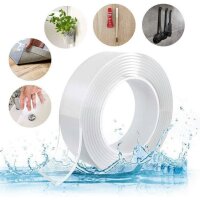 Doppelseitiges 2cm breites wasserdichtes Nano Tape 5m Transparent